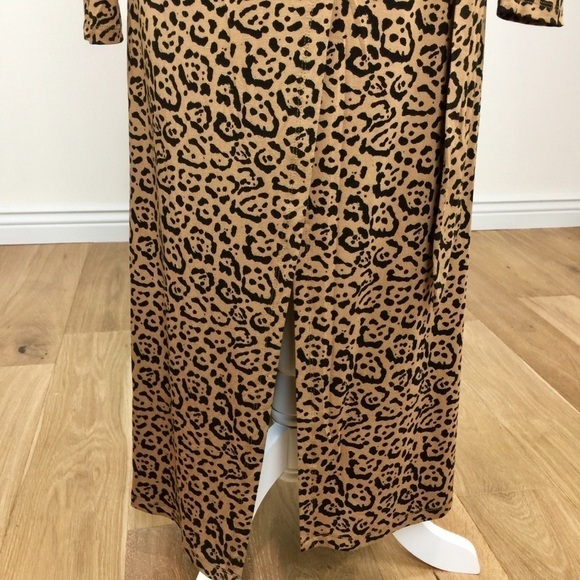 Good American Daynight Long Sleeve Midi Wrap Dress Size 0 (XS) - Picture 5 of 11